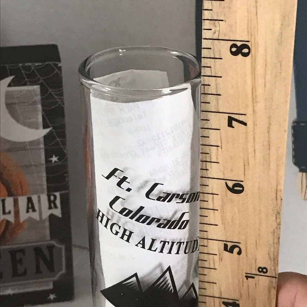 NWOT - Souvenier Shot Glass Problem Solver